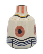 8" Ceramic Tribal Vase