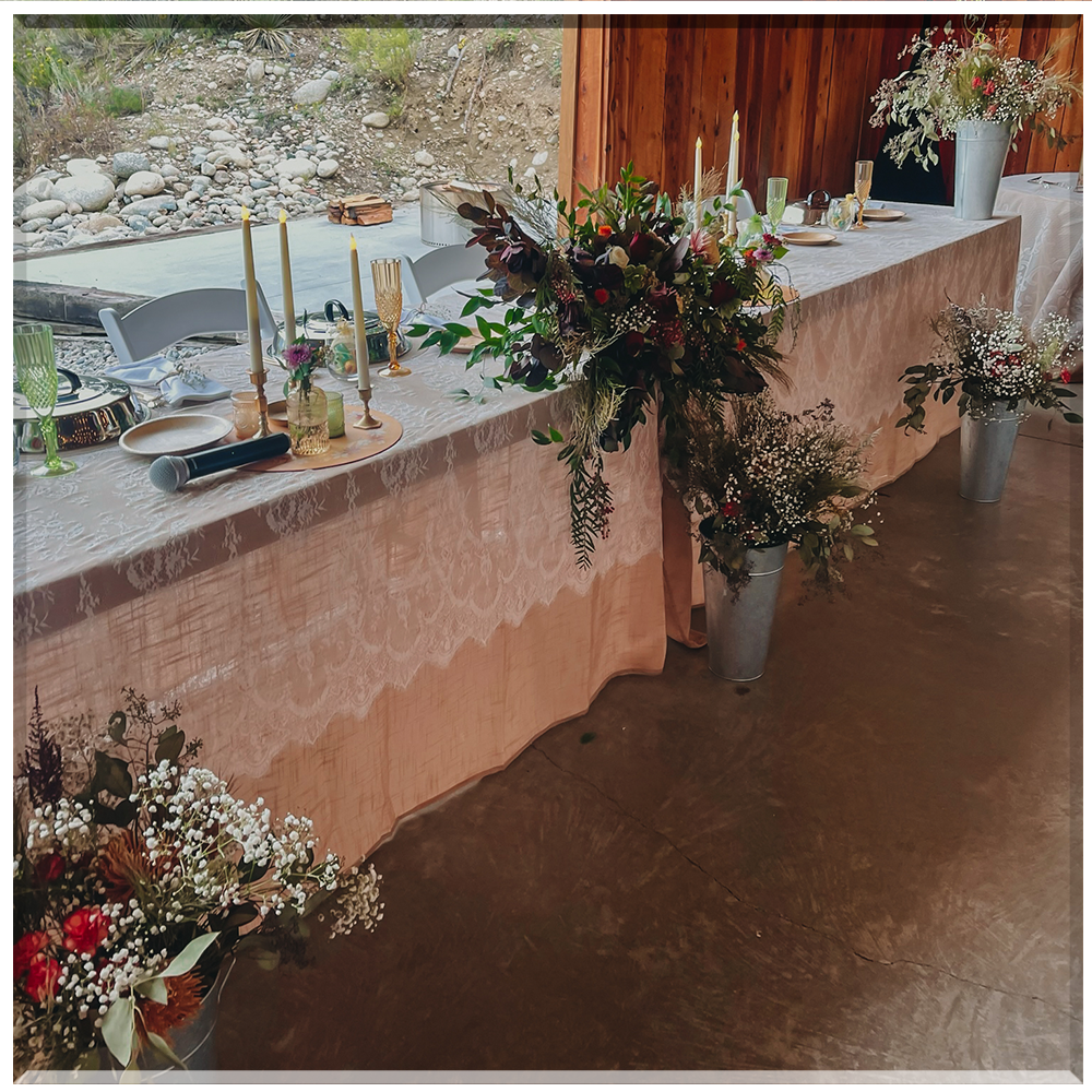 Faux Linen Rectangle Tablecloth