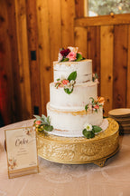 Round Metal Cake Stand - 18"
