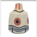 8" Ceramic Tribal Vase