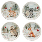 Winter's Walk Dessert Plates - 8.5"