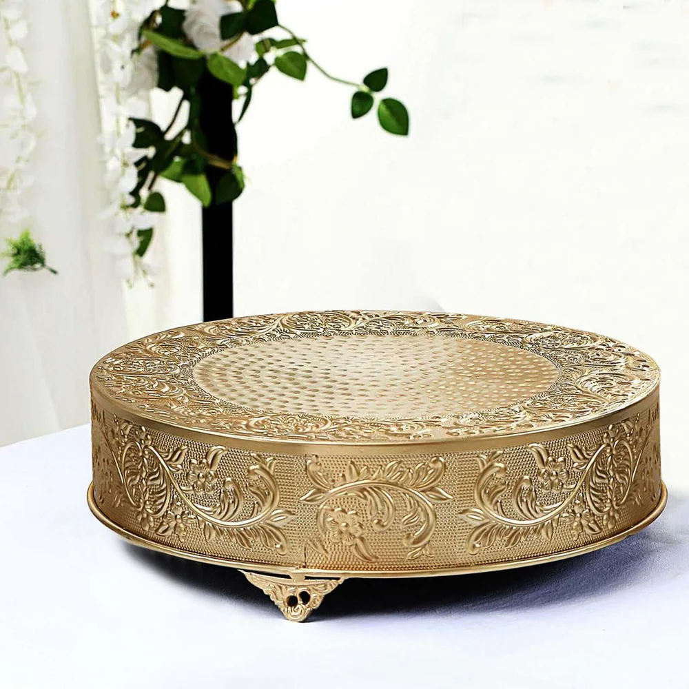 Round Metal Cake Stand - 18"